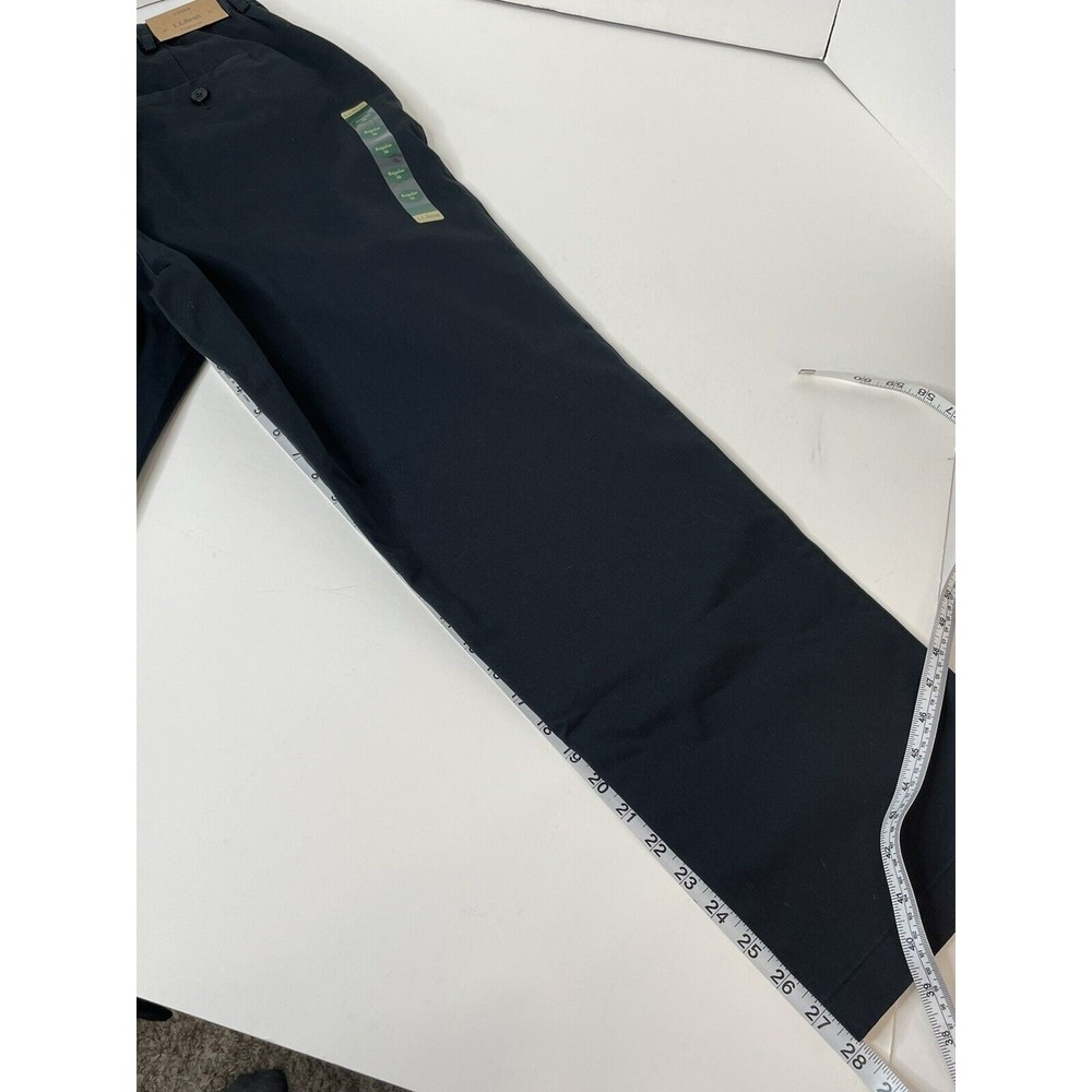 New LL Bean Womens Wrinkle Free Dress Pants, Size 16 Regular Black Original Fit - Picture 11 of 13